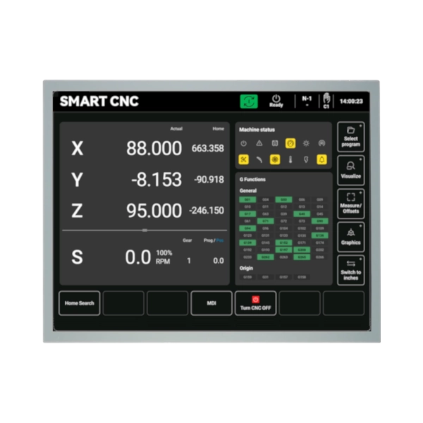 15 inch LCD with CNC interface
